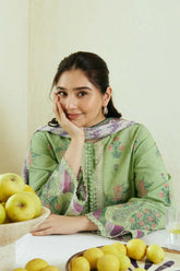 KP1028 - COCO Zara Shajahan 3PC Lawn Embroidered Suit